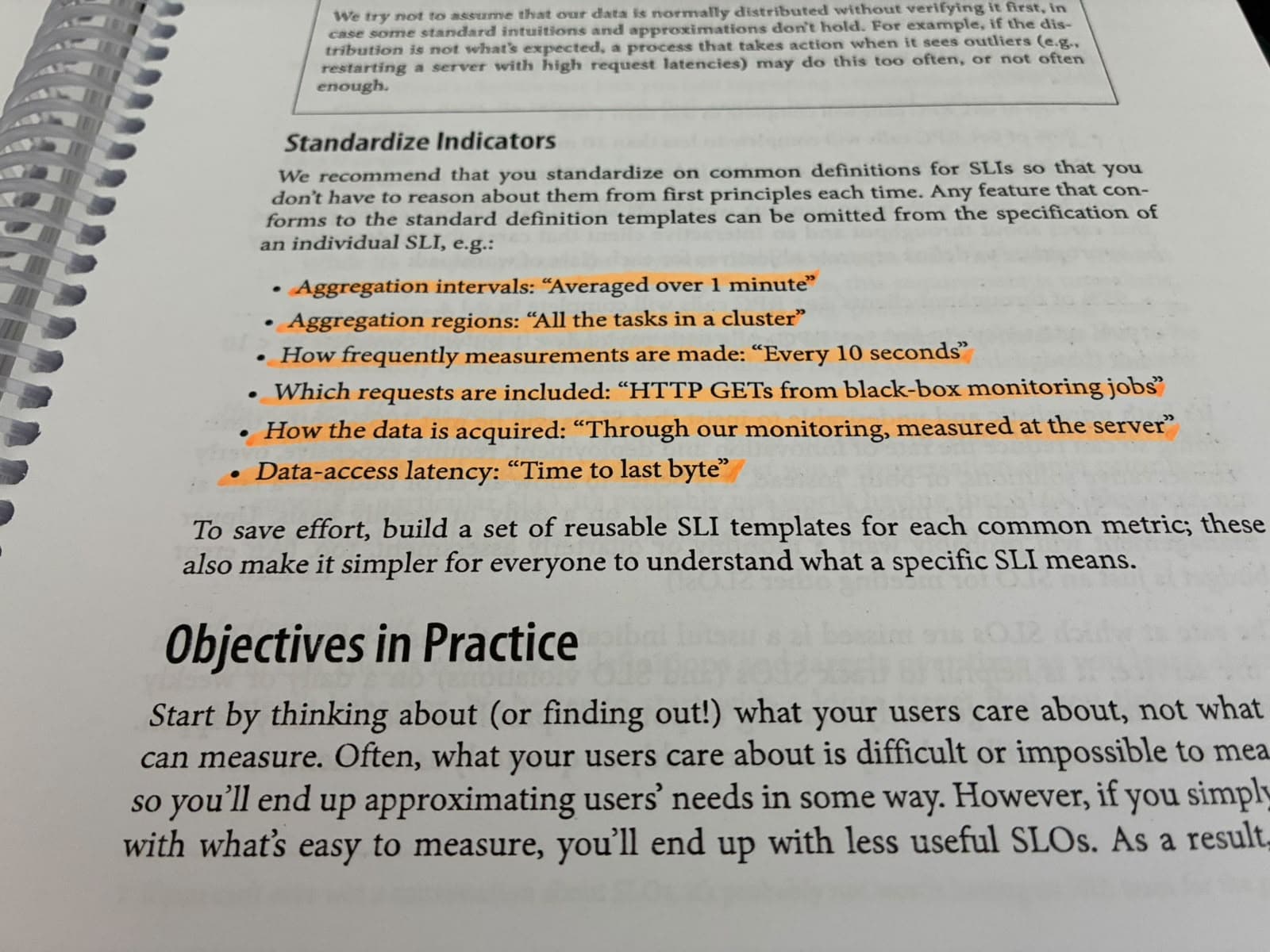 Google SRE Chapter 4 — Service Level Objectives